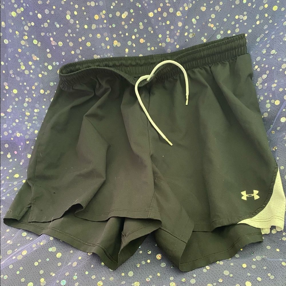 Black Under Armour Athletic Shorts. Size Medium